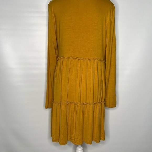 Heimish USA mustard‎ tiered dress. - Picture 10 of 11